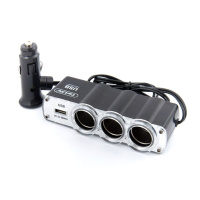 CS301 CARLIFE – Разветвитель прикуривателя CARLIFE CS301 3в1 + USB у Запоріжжі
