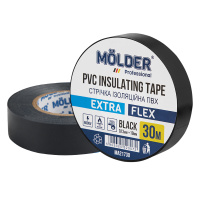 MA21730 Molder – Изолента Molder 30м, 0,13x19mm, черная, Огнеупорная (MA21730) у Запоріжжі
