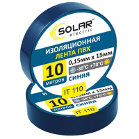 IT110 Solar – Изолента SOLAR IT110 синяя 10м у Запоріжжі
