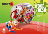 NX00105 NOWAX – Ароматизатор Nowax Wood&Fresh MIX №1 (в колбе 45 шт) у Запоріжжі
