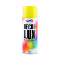 NX48045 NOWAX – Акриловая флуоресцентная краска желтая NOWAX Decor Lux 450мл у Запоріжжі
