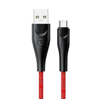 SJ395USB02 Usams – Кабель Usams U41 Type-C Braided Data and Charging Cable 2m red у Запоріжжі
