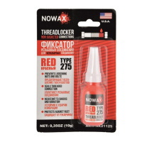 NX21129 NOWAX – Фиксатор резьбы красный 3000 psi NOWAX -60+150°С 10г (NX21129) у Запоріжжі
