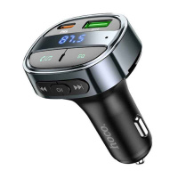 E70 Hoco – АЗП Hoco FM Launcher E70 PD30W (USB + Type-C) (black) у Запоріжжі
