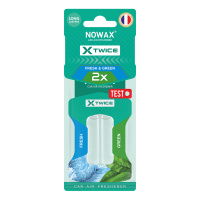 NX00154 NOWAX – Ароматизатор повітря з подвійною капсулою Nowax серія X Twice - Fresh & Green (30шт/уп) у Запоріжжі
