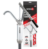 NX12180 NOWAX – Ручна бочкова помпа важільного типу для мастила NOWAX пластиковий забірник (10шт/уп) у Запоріжжі
