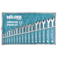 MT58117 Molder – Набор ключей комбинированных MOLDER CR-V 6-24 мм 17 шт (MT58117) у Запоріжжі
