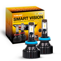 SM11Y CARLAMP – Светодиодные автолампы H11 Carlamp Smart Vision Led для авто 8000 Lm 4000 K (SM11Y) у Запоріжжі

