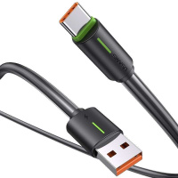 SJ732USB01 Usams – Кабель Usams Type-C 3A Fast Charging Data Cable - Green Series 1m Голубий у Запоріжжі
