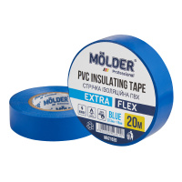 MA21620 Molder – Изолента Molder 20м, 0,13x19mm, синяя, Огнестойкая (MA21620) у Запоріжжі

