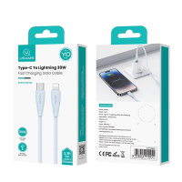 SJ717USB04 Usams – Кабель Usams Type-C To Lightning Fast Charging - 30W Green Series 1M Рожевий у Запоріжжі
