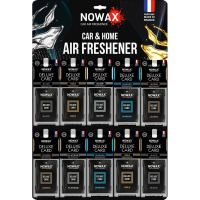 NX07736 NOWAX – Планшет MIX №1 ароматизаторов целлюлозных 50 шт Nowax Delux Card (NX07736) у Запоріжжі
