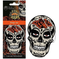 10379 Aroma Car – Ароматизатор Aroma Car Cellulose Dia De Los Muertos - Orange Man (24шт.) у Запоріжжі
