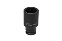 HT4R032 Hogert – Глубокая ударная головка шестигранная Hogert 1/2 дюйма 32 мм CrMo DIN 3121 (HT4R032) у Запоріжжі
