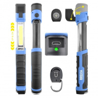 11350 Brevia – Лампа инсп.Brevia LED 3W COB+1W LED 300lm, 2000mAh, телескоп, microUSB у Запоріжжі
