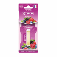 NX00062 NOWAX – Ароматизатор целюлозний з капсулою Nowax серія X Drop - Wildberry (25шт/ящ) у Запоріжжі
