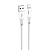 X70-i/white Hoco – Кабель Hoco Lightning, оплетка X70 |1m, 2.4A| белый у Запоріжжі
