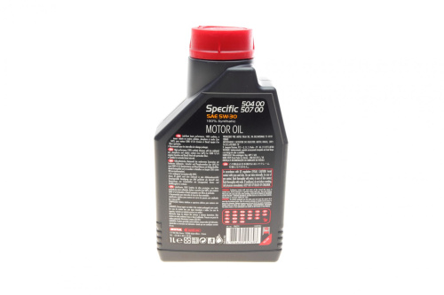 838711 MOTUL – SPECIFIC 504 00 507 00 5W-30   1L у Запоріжжі