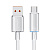 SJ658USB02 Usams – Кабель Usams Type-C 6A Fast Charging With Light--Cloud Series 1.2M Білий у Запоріжжі
