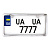 NH460 CARLIFE – Рамка под номер нерж. сталь хром USA TYPE Car Life у Запоріжжі

