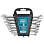 MT58108 Molder – Набор ключей комбинированных MOLDER CR-V 8-19 мм 8 шт (MT58108) у Запоріжжі
