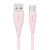 SJ714USB04 Usams – Кабель Usams Type-C 3A Fast Charging Data Cable - Green Series 1m Рожевий у Запоріжжі
