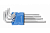 HT1W830 Hogert – Длинные Torx ключи D-образной формы S2 набор 9 штук Hogert (HT1W830) у Запоріжжі
