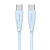 SJ716USB03 Usams – Кабель Usams Type-C To Type-C Fast Charging - 60W Green Series 1M Голубий у Запоріжжі
