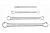 HT1W590 Hogert – Комплект накидных Torx ключей E6-E24 4 единицы Hogert артикул (HT1W590) у Запоріжжі
