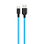 x21-t(2) Hoco – Кабель Hoco X21 Plus Silicone Type-C (1m) (black/blue) у Запоріжжі

