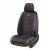 BX81160 Beltex – Накидки на сиденья авто передние 2+2 премиум класса Beltex Monte Carlo авточехлы универсальные комплект чёрно-красный (BX81160) у Запоріжжі
