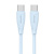 SJ716USB03 Usams – Кабель Usams Type-C To Type-C Fast Charging - 60W Green Series 1M Голубий у Запоріжжі
